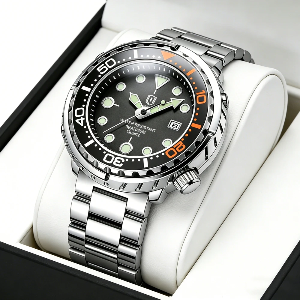 Neue Mode Uhr Männer Top Marke Luxus Wasserdichte Leucht Datum Uhr Sport Uhren Herren Quarz Armbanduhr Relogio Masculino Image