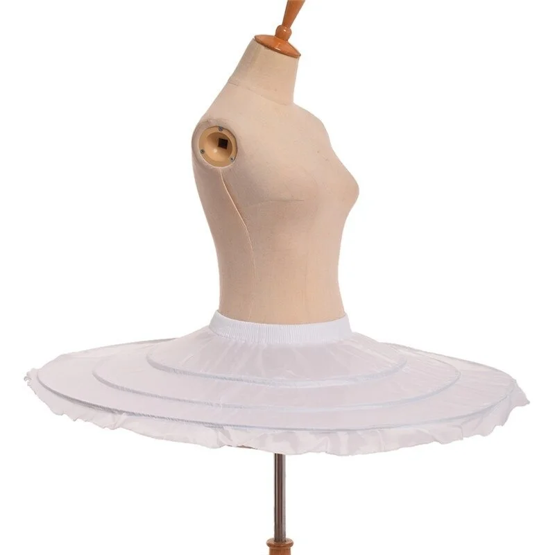 Frauen Ballkleid Ballett Unterrock Kurzes Kleid Cosplay Petticoat Drei Knochen Puffy Lolita Petticoat Rockabilly Krinoline