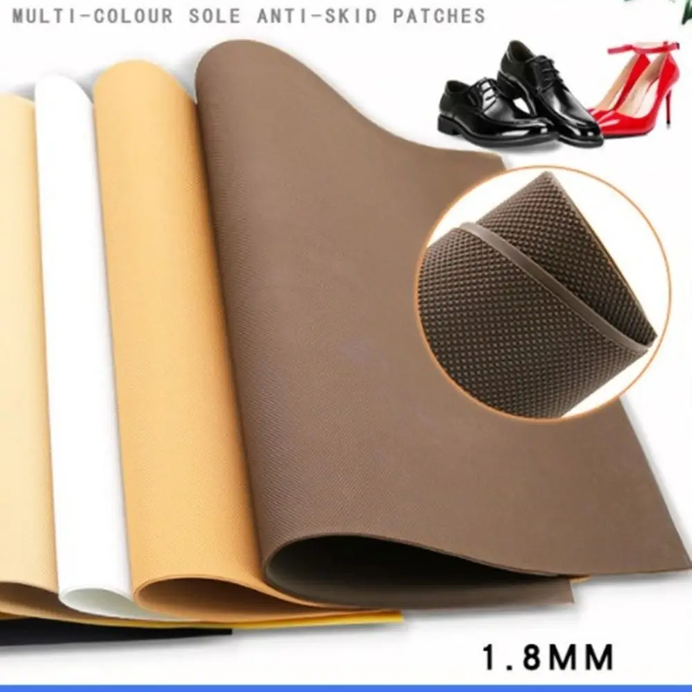 Gummi Anti Slip Schuh Sohlen Reparatur Außensohle Einlegesohlen Austauschbare Männer Frauen Schuhe Tragbare Pads Reparatur Patch Blatt Matte Schuhe Pads Image