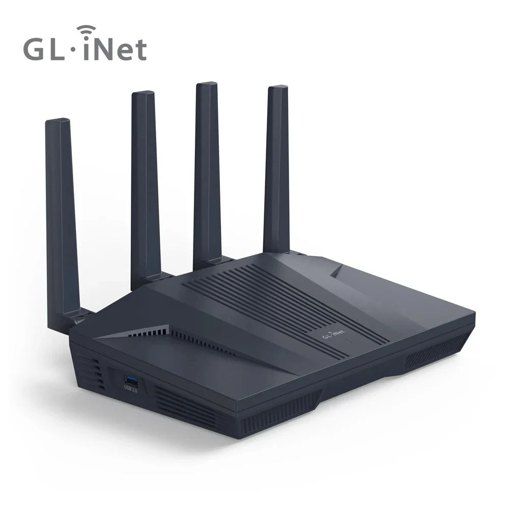 GL.iNet Flint 2 (GL-MT6000) Heim- und Büro-Router, 8-Stream-WLAN 6-Technologie, OpenWrt, 2,5 G Ethernet-Ports, Parental-Steuerung Image