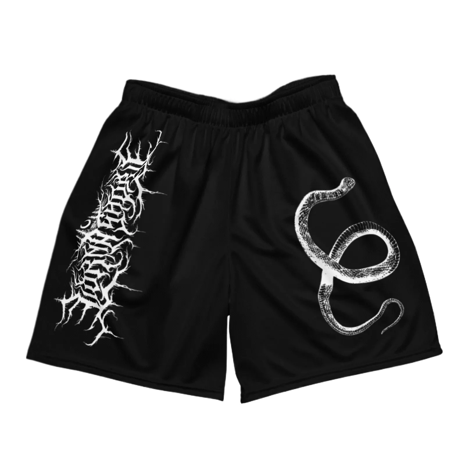 Amerikanische Kleidung Gothic Shorts Männer Street Band Sänger Hip-Hop Rock Shorts Straße Hip Hop Schnell Trocknend Atmungsaktiv Fitness Sport
