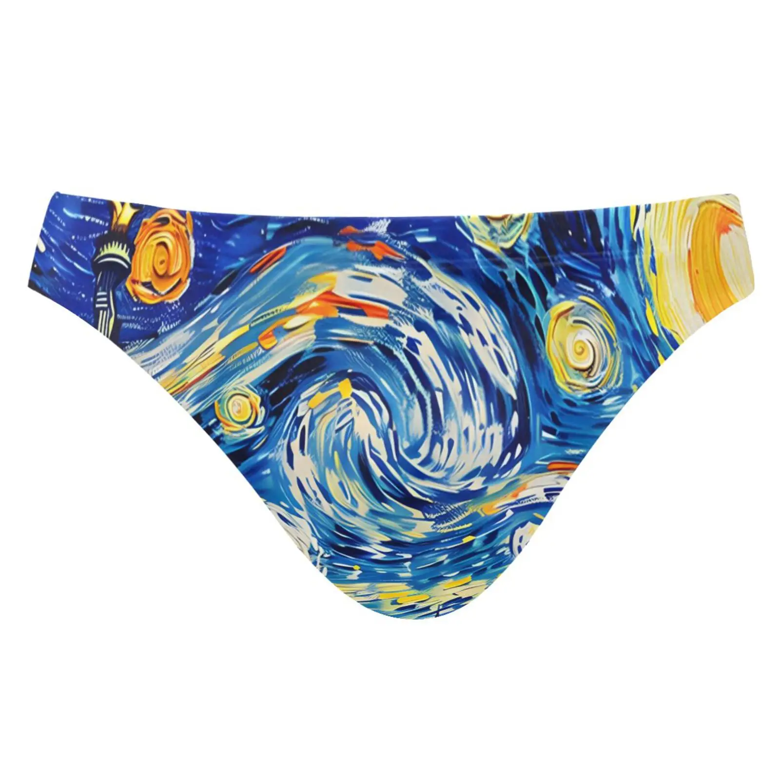 Mann Marke Schwimmen Briefs Niedrige Taille Van Gogh ölgemälde Bademode drop Mit Push-up-Pad Sexy Shorts Badehose boxer Männer Schwimmen Image
