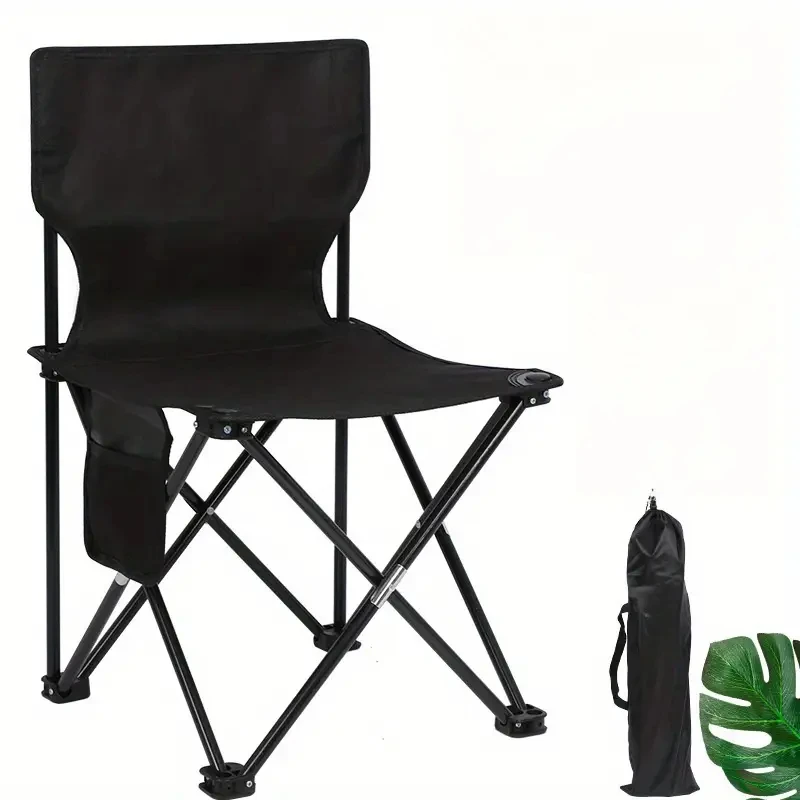 Outdoor Klappstuhl Camping Stuhl mit Seitentasche Picknick Oxford Stoff Stühle Tragbare Strand Angeln Stühle Outdoor Stuhl