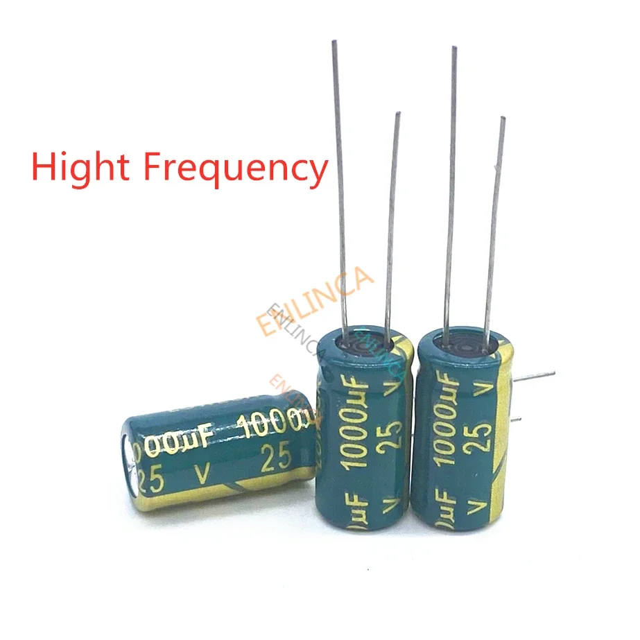 25V 1000UF 8*16MM Niedrigen ESR/Impedanz Hochfrequenz Aluminium-elektrolytkondensator 1000UF25V 25v1000uf 20% Image