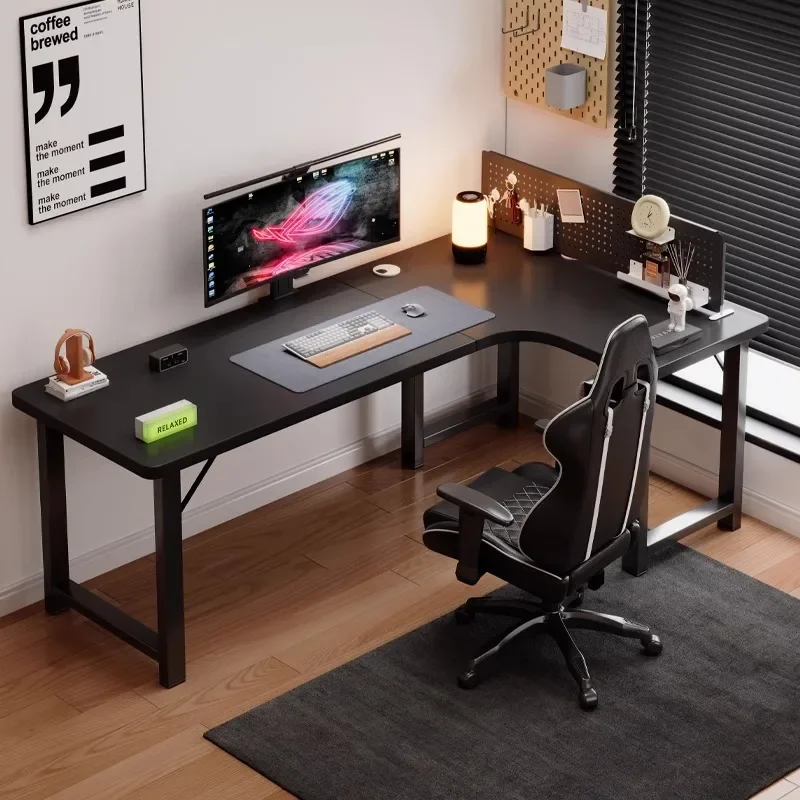 Computertisch Ecktisch für Zuhause, Arbeitstisch, Büro-Schreibtisch, E-Sport