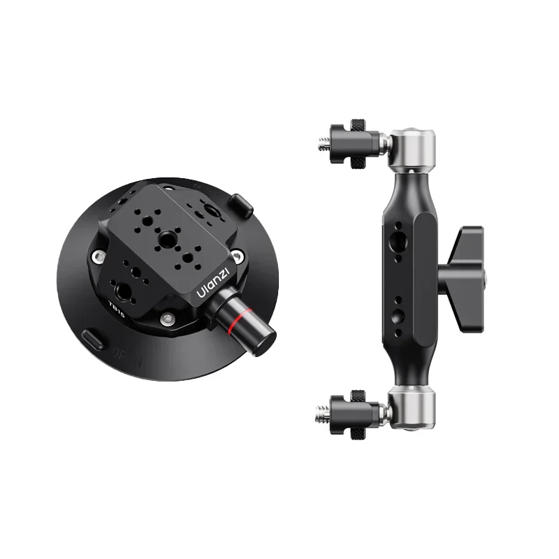 Ulanzi TB15 Kfz-Halterung, Kamera-Saugnapf für Gopro Insta 360, DJI Action-Kamera, Telefon, DSLR mit 1/4 3/8 Kamerazubehör Image