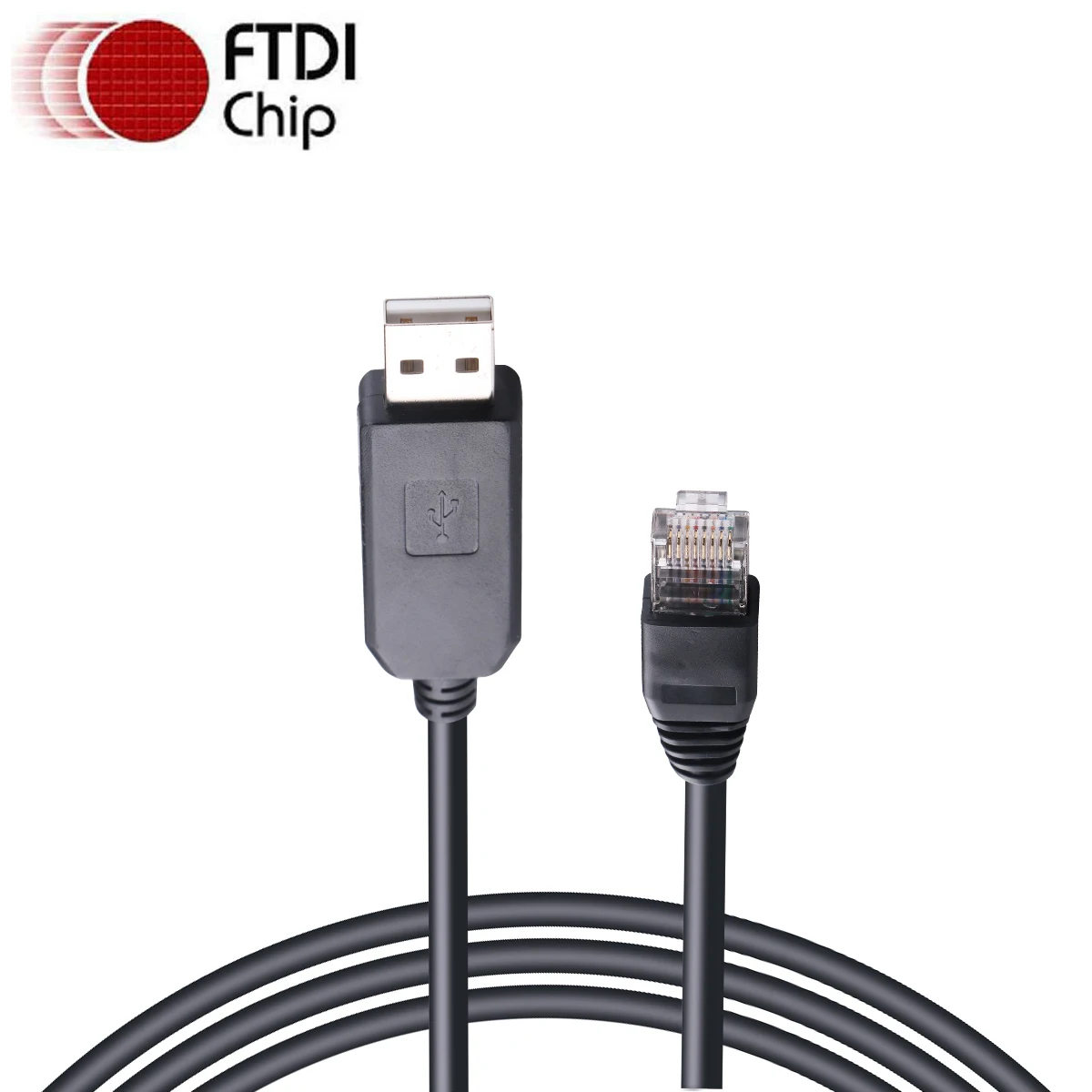Original FTDI FT232RL USB auf RJ45 RS232 serielles Konsolen-Debug-Kabel in Industriequalität für Pylontech Li-Ionen-Akku BMS auf PC Image