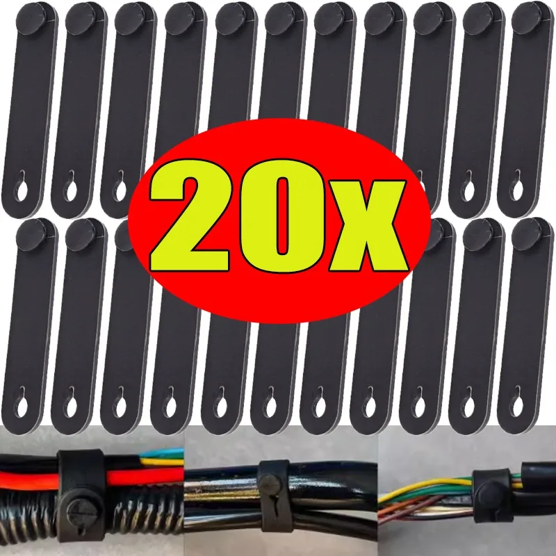 1-20 stücke Motorrad Gummi Kabelbinder Universal Motorrad Gummi Rahmen Sicherung Kabel Kabelbaum für Kabelbäume Zubehör Image