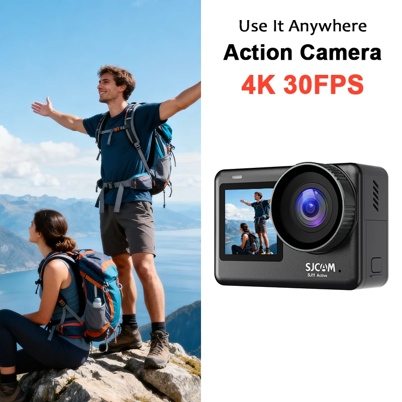 SJCAM Flagship SJ11 oder CAM4 Action-Kamera 4K 2,33 Zoll Touchscreen Wasserdicht 5G WiFi Active HDR Video Action-Cam Sportkamera Image