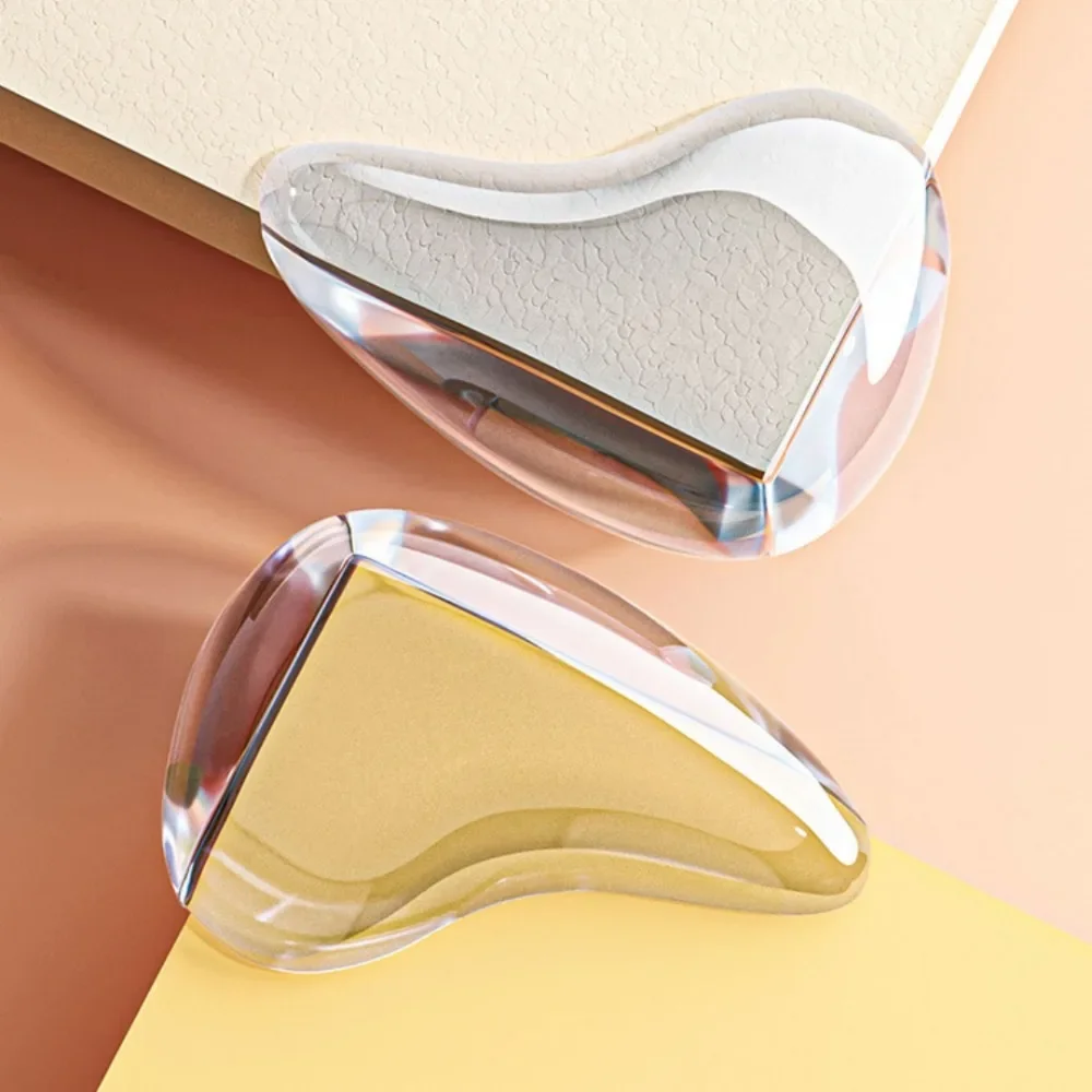 10 stücke Silikon Anti-kollision Ecke Transparent Gummi für Kühlschrank Tür Tisch Ecke Kleiderschrank Tür Hinten Schutz Cove Image