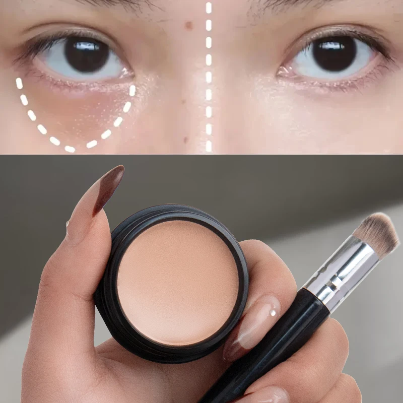 Feuchtigkeitsspendender, aufhellender Augen-Concealer und Kontur-Creme – volle Abdeckung, lang anhaltender, korrigierender Augen-Concealer für ein perfektes Make-up Image