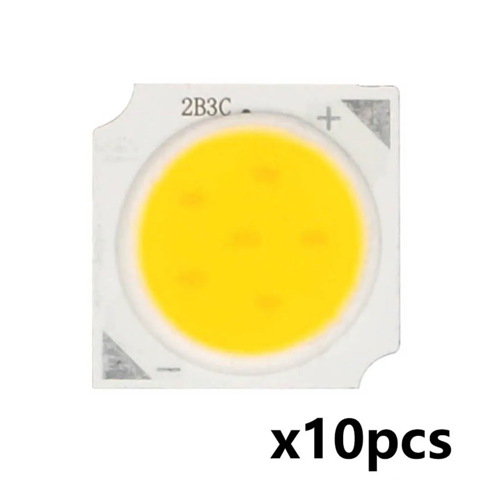 10 stücke 3 W/5 W/7 W/10 W LED COB Licht Perlen LED Quelle Chip 13mm Für LED Glühbirne Licht Lampe Scheinwerfer Unten licht Lampen Diode Lampe