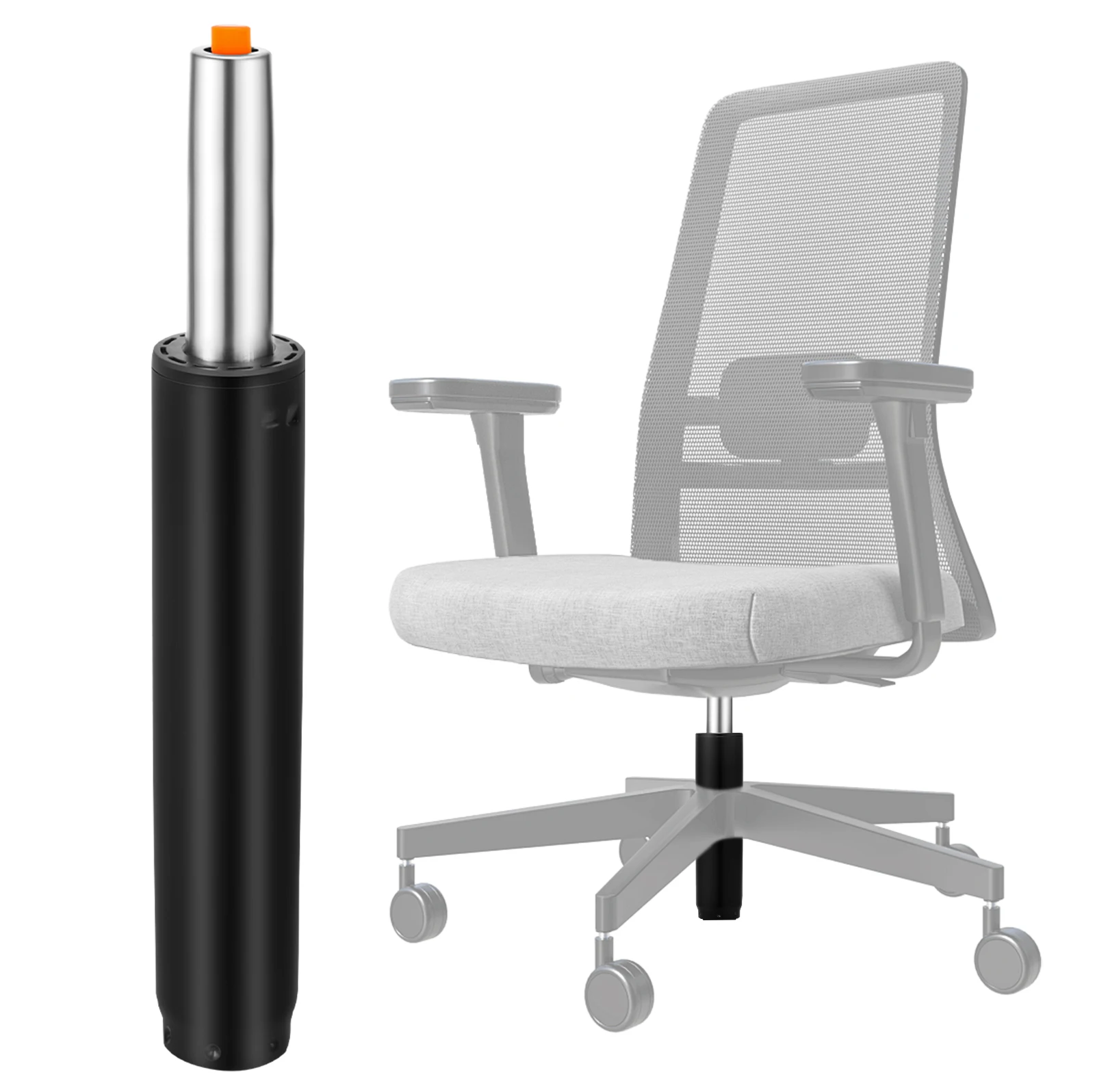 Robuste pneumatische Stützstange für Stuhl, Gaslift, Zylinder für Büro, Barhocker, Stoßdämpfer, Kolben, Sitzersatzzubehör Image