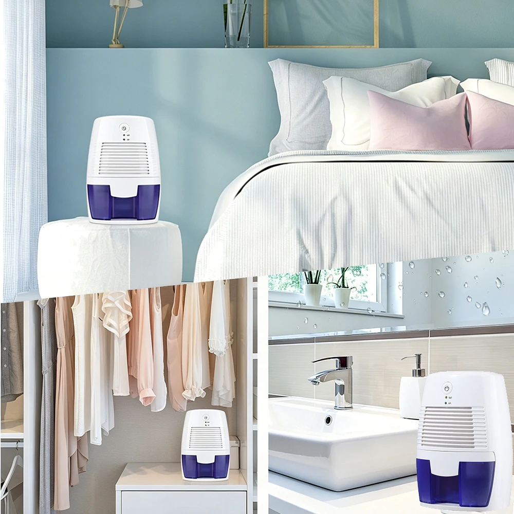 Luftentfeuchter für Zuhause, Schlafzimmer, stumm, Feuchtigkeitsabsorber, Lufttrockner, Mini-Feuchtigkeitsentfeuchter für Badezimmer, Küche, Kleidung, Trockenmittel Image