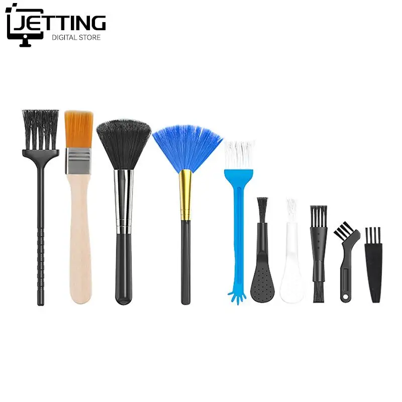 PC Laptop Tastatur Reinigung Werkzeuge Pinsel Kit 10 Pcs Kleine Werkzeuge Auto Telefon Staub Pinsel Staub Reiniger Zubehör Rasierer Haushalt Image