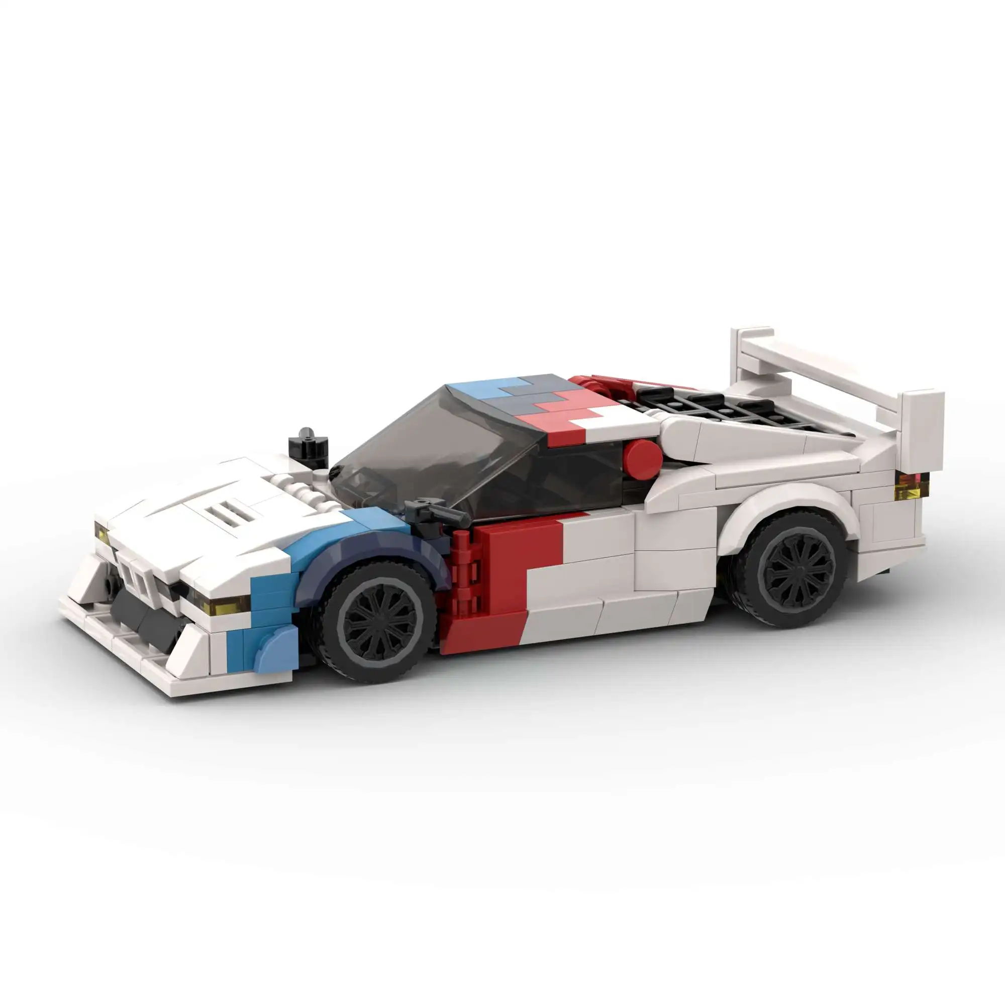 Baustein Rennwagen Moc Kinder Puzzle Spielzeug Image