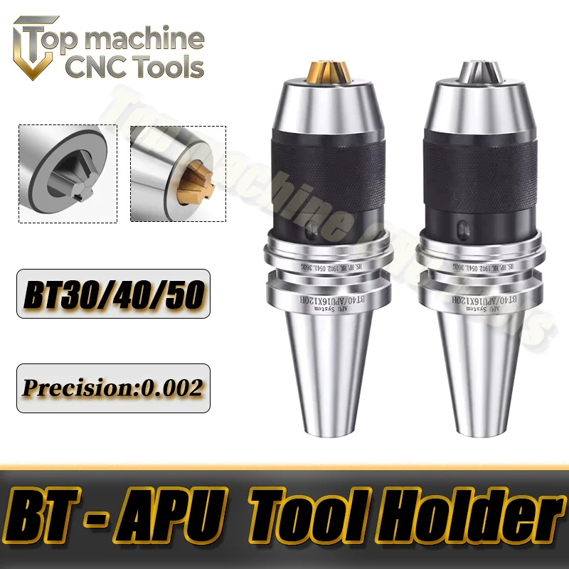 BT30 BT40 BT50 APU08 APU13 APU16 Werkzeughalter APU Bohrfutter schlüssellos CNC integrierter selbstspannender Drehmaschinen-Fräswerkzeughalter Image