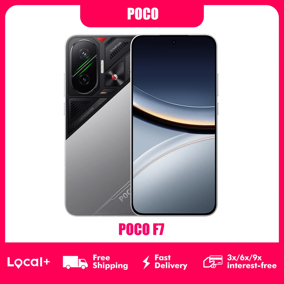 POCO F7 5G 12GB 256GB/512GB NFC Smartphone Snapdragon 8S Gen 4 6500mAh Akku Image