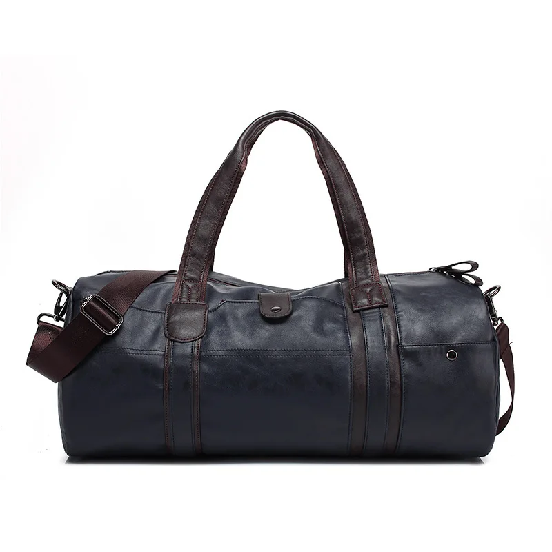 Sport Handtasche Umhängetasche Gepäck Trommel Fitness Tasche Leder Training Männer Frauen Taschen Sport Reisen Vintage Messenger Taschen Fitness studio