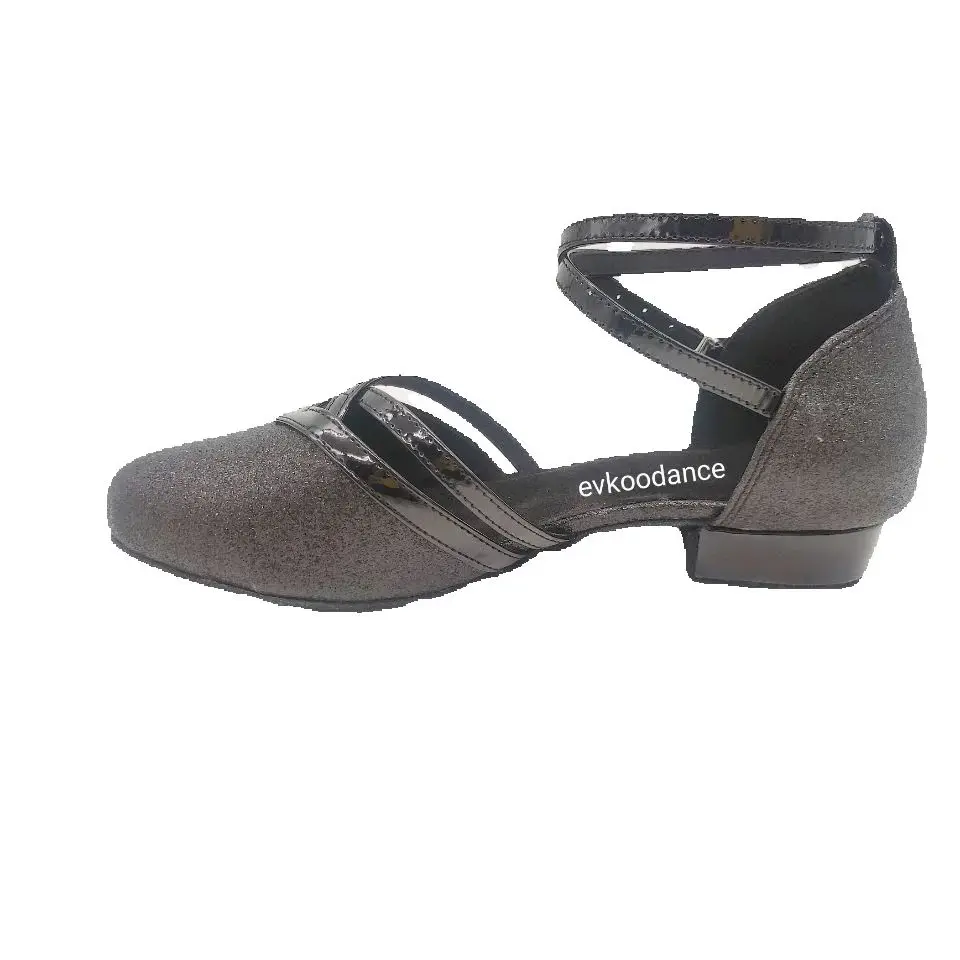 Praxis Frauen Tanzschuhe Schwarz Latin Salsa Ballsaal Weiche Sohle Schuhe Jazz Training Party Tanzen Schuhe Niedrigen Absätzen Latin Schuhe