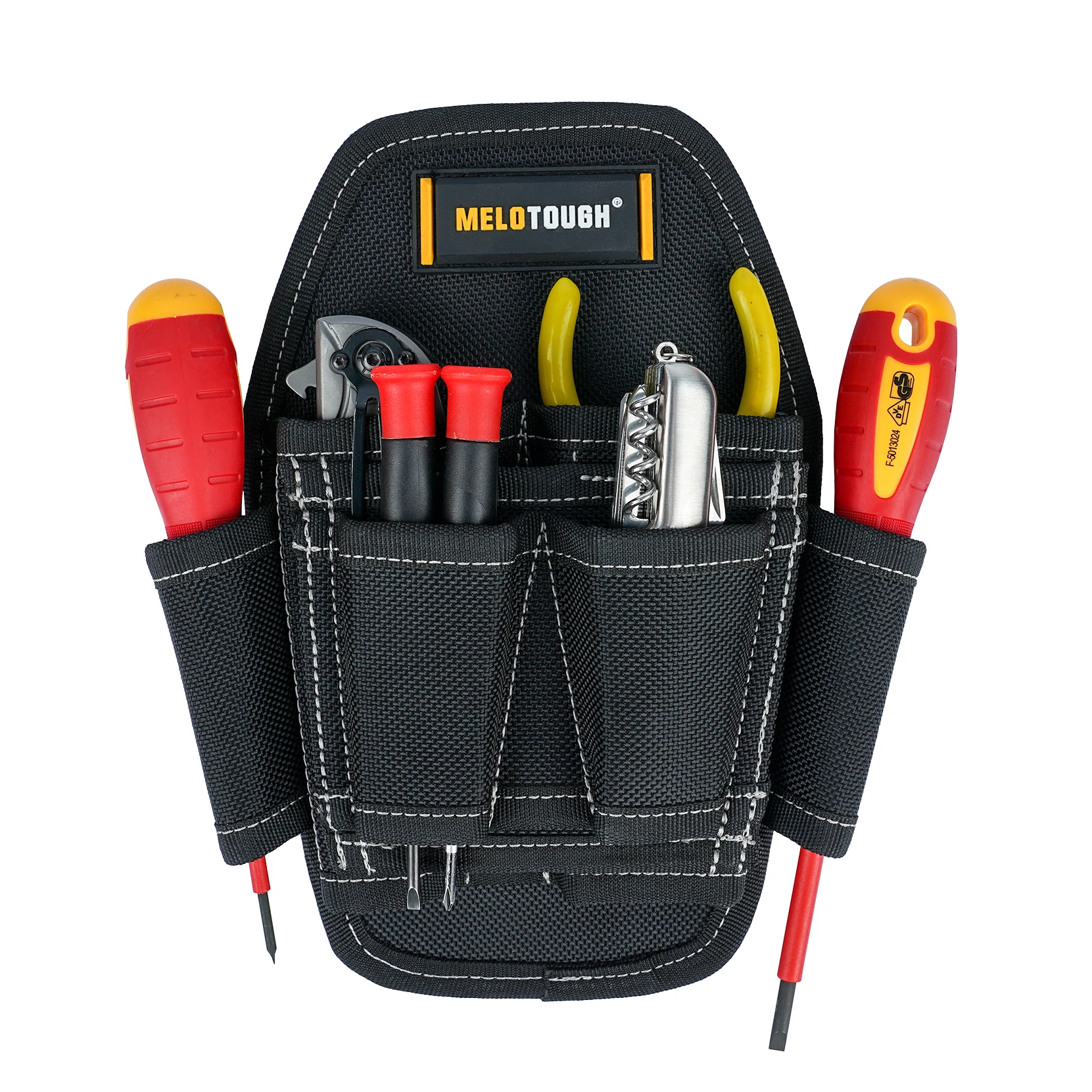 Kleine Werkzeugtasche mit Gürtelclip, kleine Werkzeughaltertasche, Min. Arbeitsorganisator, Werkzeugholster und Messerhalter