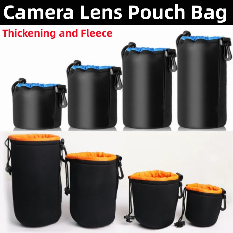 RF11 Kamera Objektiv Tasche Tasche Wasserdichte Video Objektiv Weiche Kordelzug Schutz Fall Für Canon Sony Nikon für Die Meisten Digitalen SLR Kamera Image