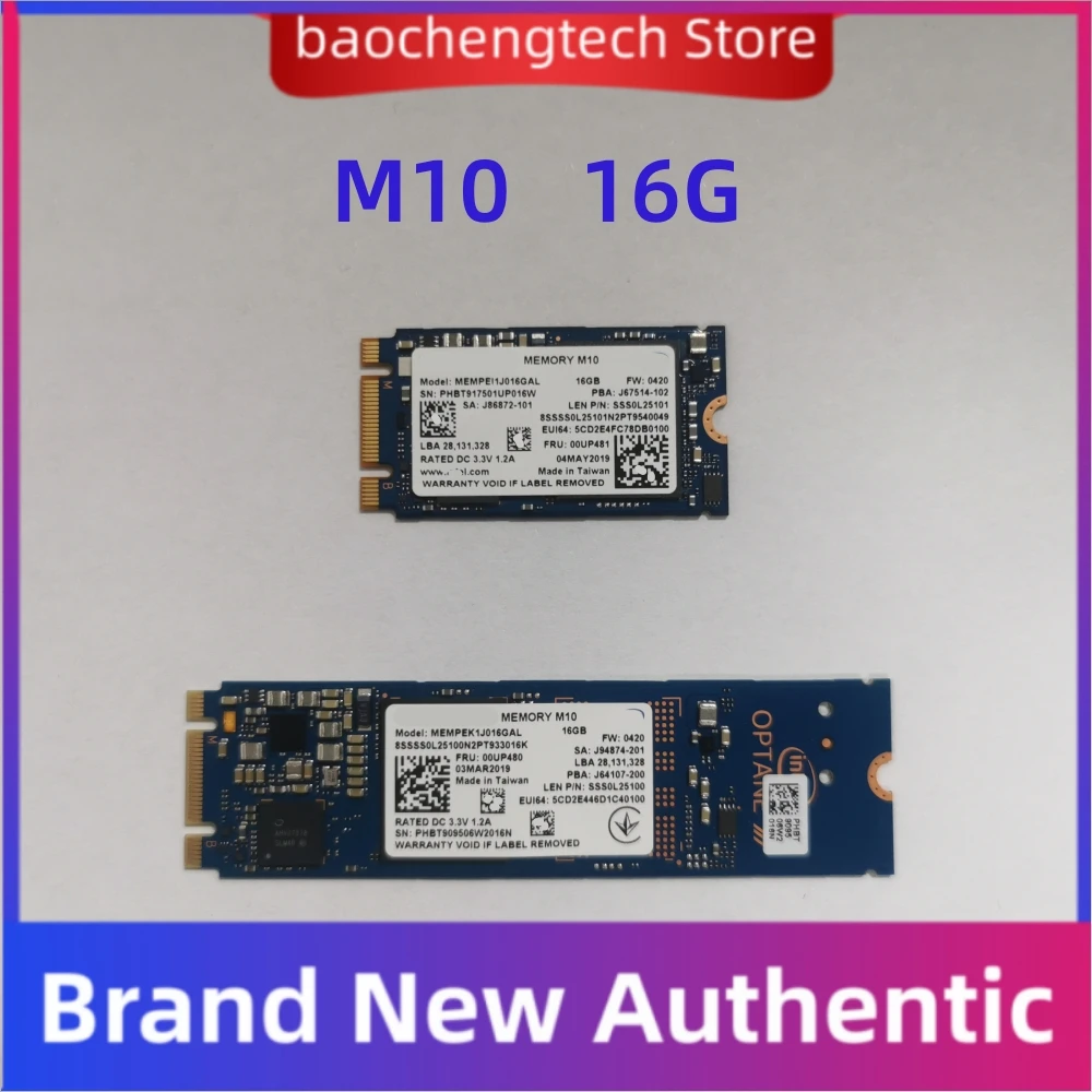 Neue SSD M10 16G 2280 2242 Schnelles Lesen/Schreiben Kompatibel mit Laptop M.2 SSD HDD Solid State Drive Für Intel Aoteng Image