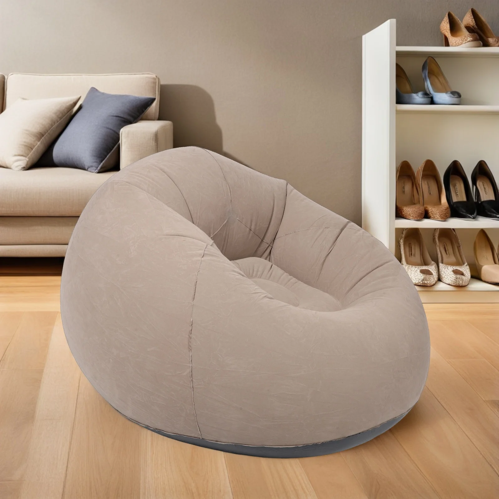 Aufblasbares Sofa Outdoor-Couch Stühle für Erwachsene Tragbare Sitzgelegenheit Camping-Sitzsack Outdoor-Couch Stühle für Erwachsene Lazy Lounger