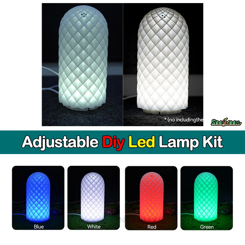 Buntes Lampen-Set für Bambu Lab, LED-Lampen-Set 001, Hardware, Bambulab-Licht-Set, LED-Lichtteile, Modell 3D-Druckteile