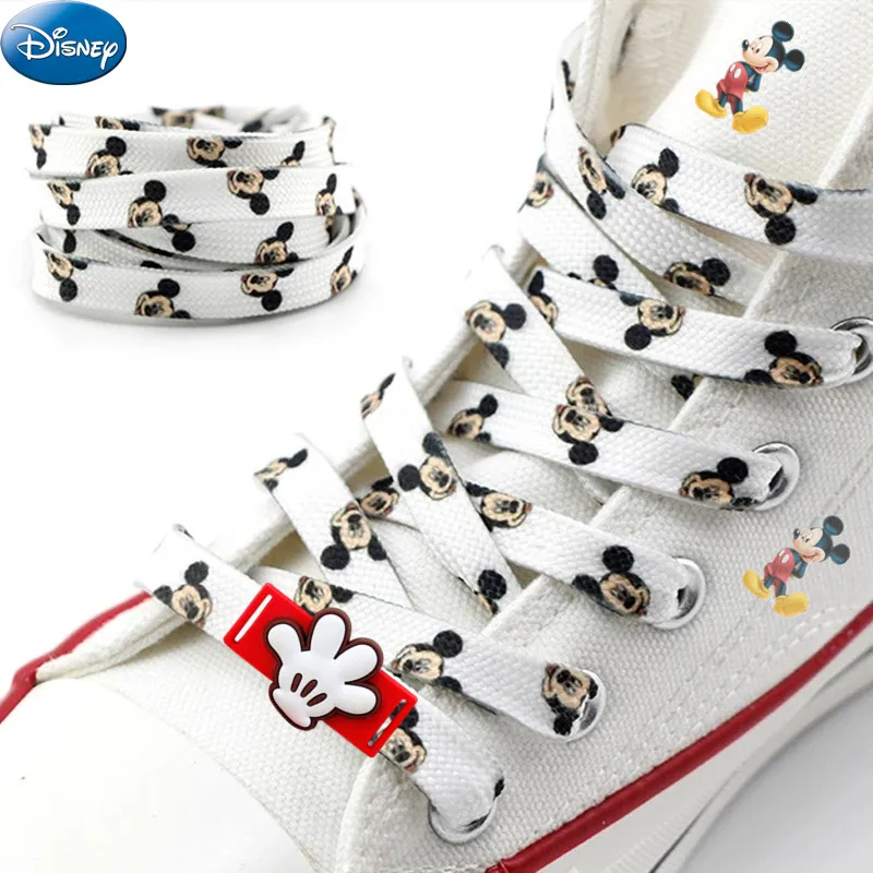 Disney Mickey Mouse Schnürsenkel Kawaii Anime Minnie Bunte Sport Schnürsenkel Schuhe Zubehör Kinder Geschenke Für Kinder 120CM /150CM