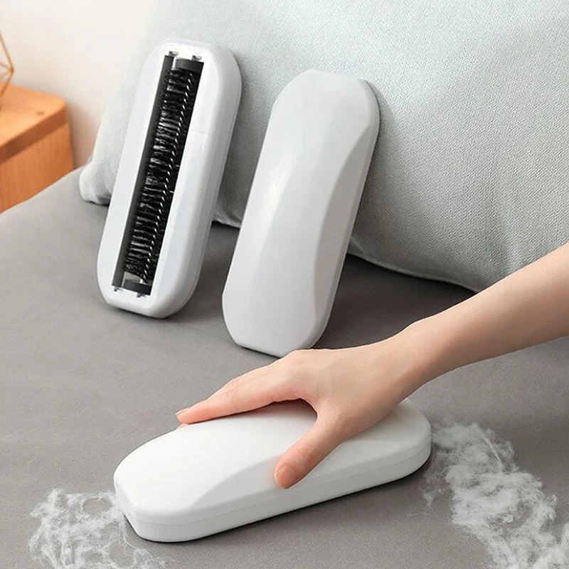 Teppich Staub Pinsel Kunststoff Nachttisch Krümel Kehrmaschine Tierhaare Flusen Reiniger Sticky Picker Lint Roller Kleidung Kehren Reinigung Image