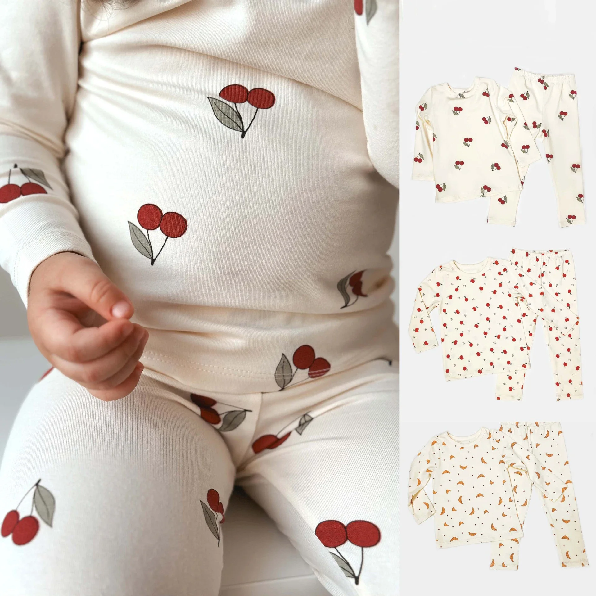 1-6T Kleinkind Kind Baby Junge Mädchen Kleidung Set Baumwolle Infant Homewear Casual Top Hose Anzug Kinder 2 stücke Pyjamas Set Outfit Image