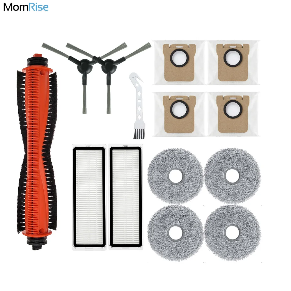 Zubehör für Xiaomi X20 Max D109GL, Ersatzteile für Roboters taub sauger, Anti-Tangle-Tricut-Haupt bürste, Staubbeutel, Filter,Mop-Pads Image