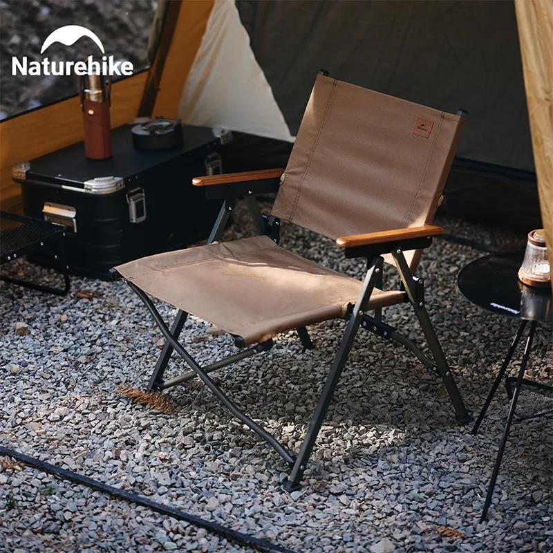 Naturehike 2024 Neue Camping Stuhl Schnell Öffnen Tragbare 120Kg Hohe Last Outdoor Sitz Klapp Reise Angeln Garten Kermit Stühle Image