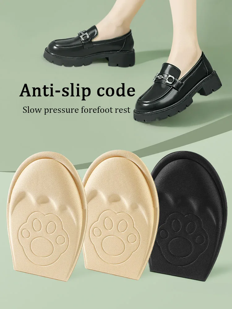 High Heels Vorfuß Pads Frauen Mann Fuß Pad Halbe Einlegesohlen für Schuhe Rutschfeste Anti-schmerzen Schmerzen Relief Pflege Schuh größe Reduzierer Einsätze