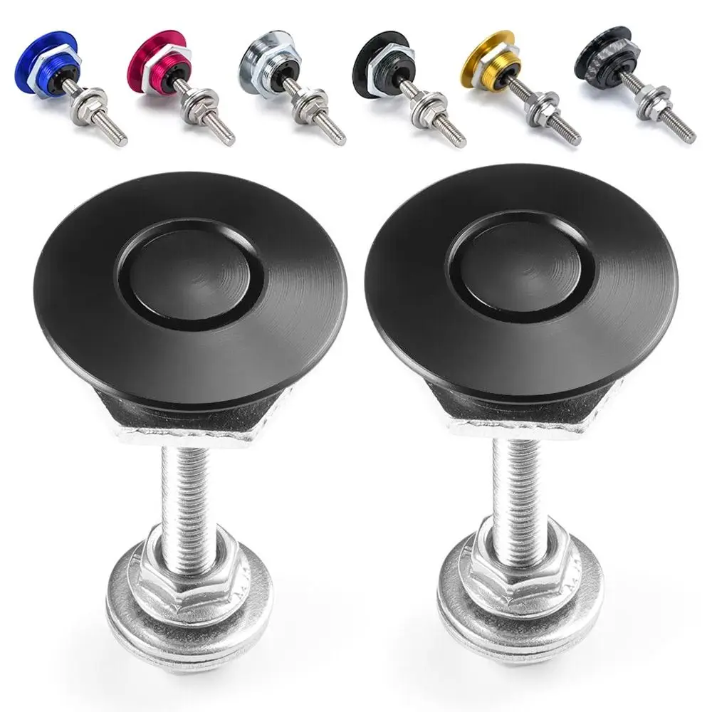Universal Auto Frontschürze Haube Pin Aluminium Push Button Billet Quick Release Racing Motor Motorhaube Lock Latch Clip Body Kit