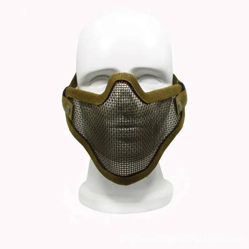 Airsoft-Maske mit Metallgitter, Outdoor-Jagdmaske, Schutzausrüstung für Schießspiele & BB-Pistolen Image