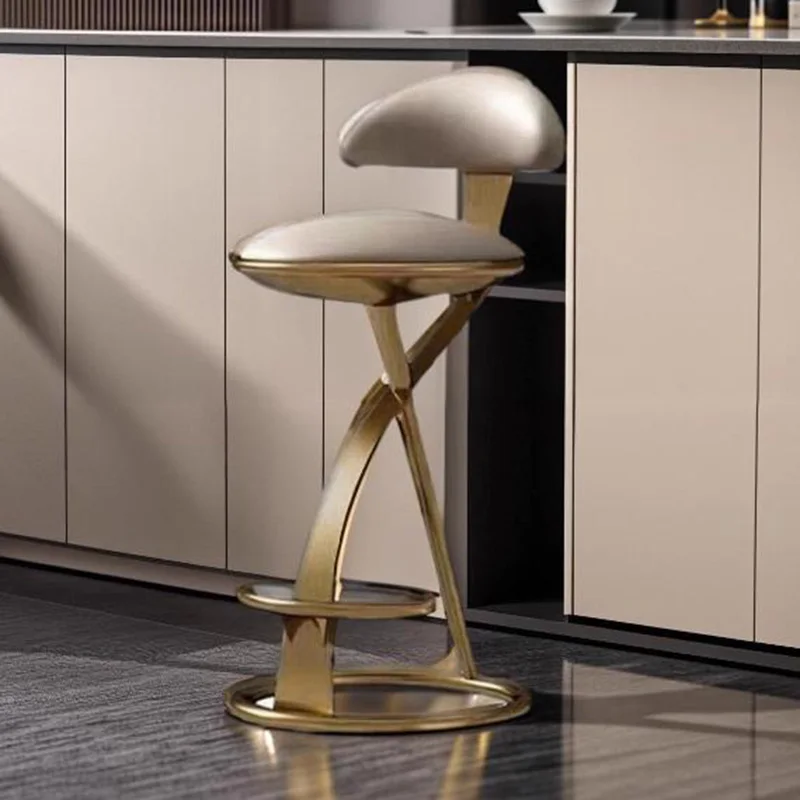 Designer Luxus Barhocker Akzent Büro Küche Theke Nordic Bar Stühle Ästhetische Bequeme Chaise De Bar Wohnmöbel