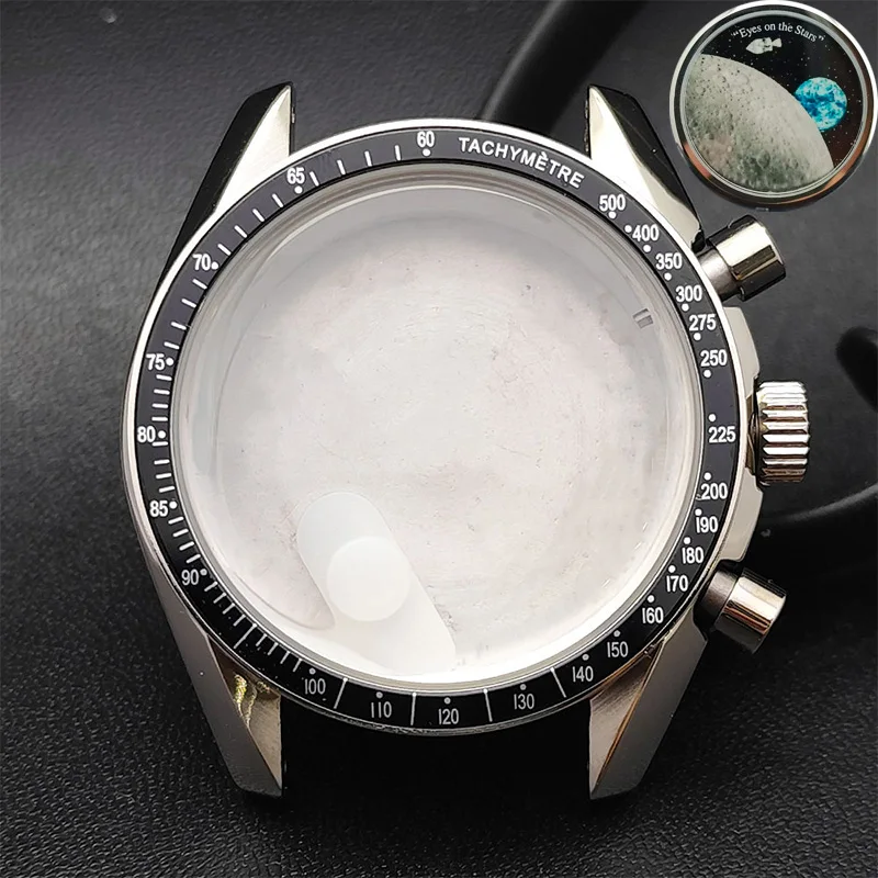 39,7 mm Herrenuhren, Metallgehäuse, passend für VK63-Uhrwerk, Uhrengehäuse-Zubehör, Saphirglas-Uhrenteile, passend für Uhrenbox mit 20-mm-Armband Image