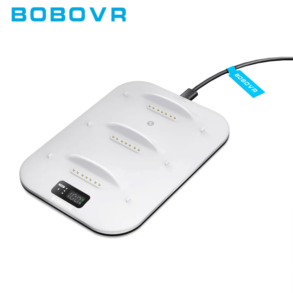 BOBOVR BD3 Super-Ladestation mit Digitalanzeige bietet 30 W Schnellladung für B100-Akkus, kompatibel mit BOBOVR S3 PRO Image