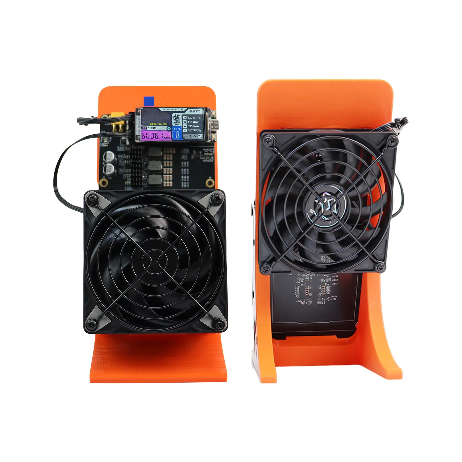 NerdminerQaxe++ 6TH/s SHA256 Bitcoin Miner 75~100W Stromsparende Heim-Mining-Anlage ASIC Krypto-Mining-Maschine mit Hoher Effizienz Image