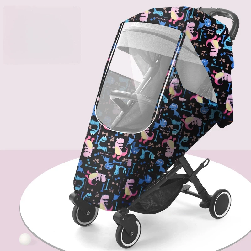 Baby Universal Wasserdicht Winter Verdicken Regen Abdeckung Wind Staub Schild Voller Regenmantel für Baby Kinderwagen Zubehör Kinderwagen Image
