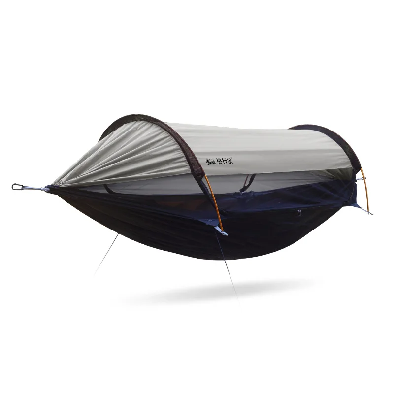 Traveller Hängematte Outdoor Anti Roll und Anti Moskito Hängematte Doppel Person Sonnenschutz Camping Hängematte mit Moskito netz