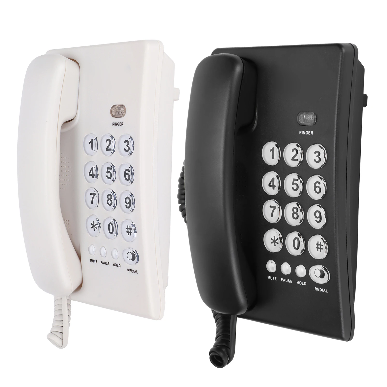 Schnurgebundenes Telefon KXT504 Desktop-Schnurgebundenes Telefon mit Großer Multifunktionaler Tastatur Geeignet für Heim- und Hoteleinsatz