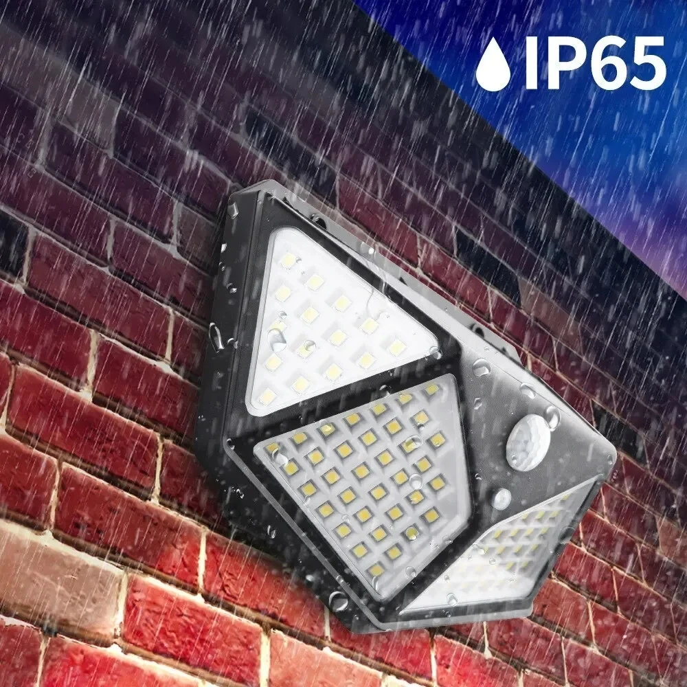 Multifunktionale Solarlampe für den Außenbereich, Gartendekoration, Solar-LED-Licht, wasserdicht, Sonnenlichtbetrieben, Strahler mit Bewegungssensor