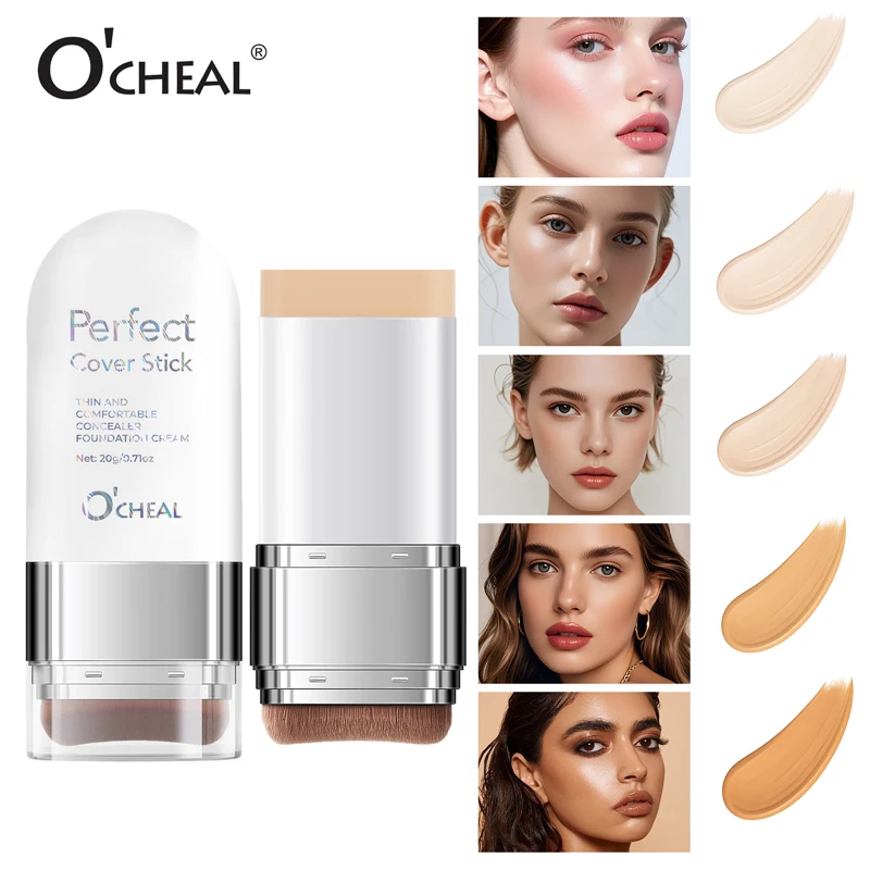 O'CHEAL Perfect Cover Stick Dünner und Angenehmer Concealer Foundation Creme-Stick Sofort Natürlich Wasserfest Langanhaltend Make-up Image