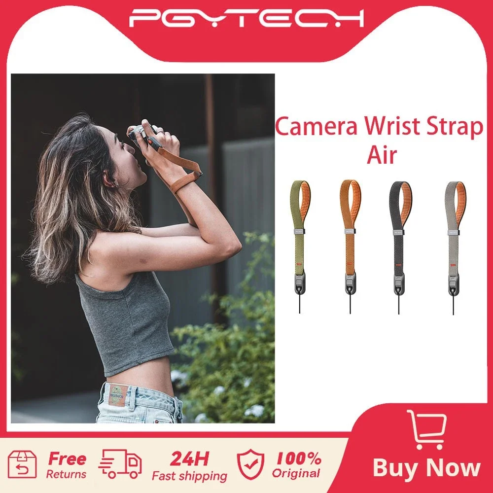 PGYTECH Kamera-Handschlaufe, Luft-Upgrade für Fotografen, verstellbare Kamera-Handschlaufe mit Schnellverschluss für Sony Nikon Canon Gopro Image