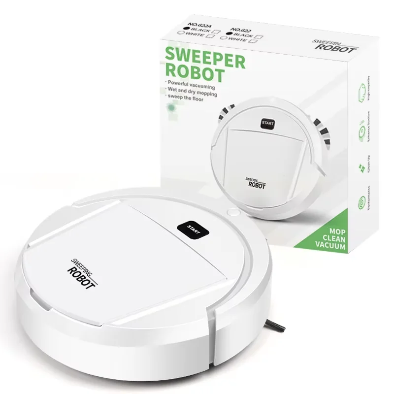 Neuer automatischer Roboter-Staubsauger, intelligenter Kehr-, Trocken- und Nassreinigungsmaschine, der den intelligenten Staubsauger für zu Hause auflädt Image