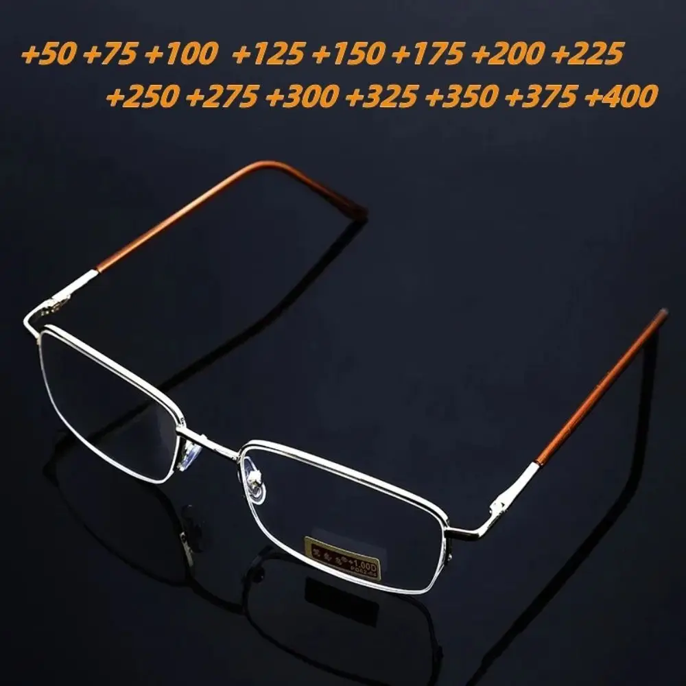 1PC Ultraleicht Lesebrille Tragbare Metall Presbyopie Brillen Hyperopie Gläser Männer Frauen Elegante Optische Spektakel Brillen Image