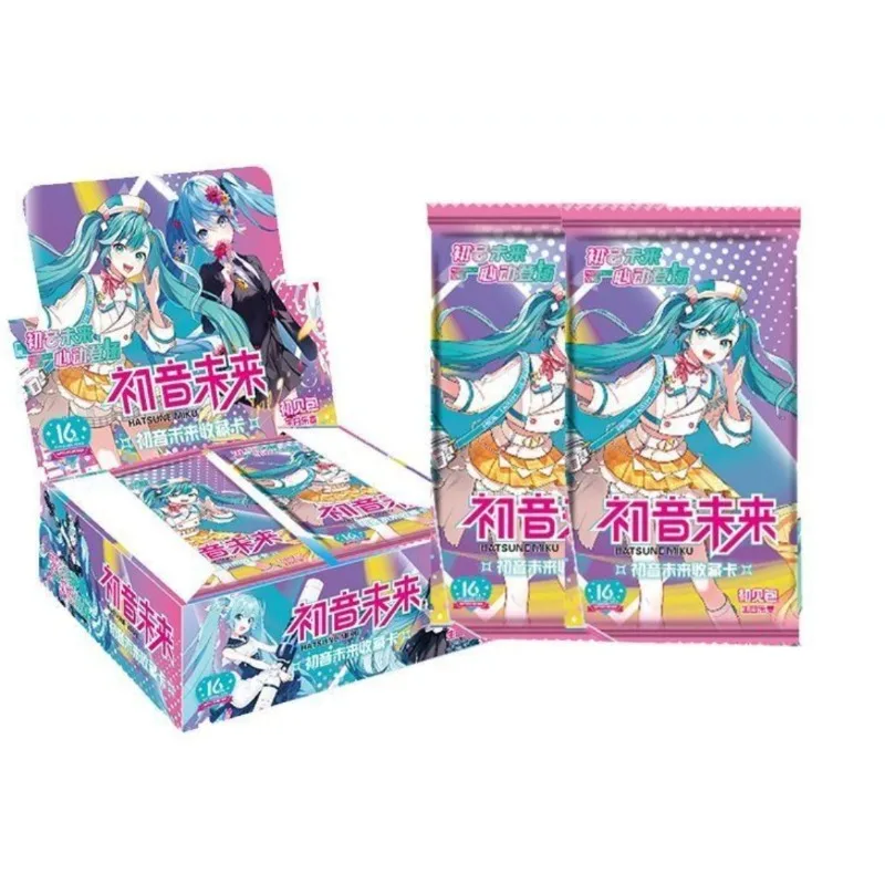 Hatsune Miku Karte Charakter Karte Anime Peripherie Ganze Box Sammlung Karte Exquisite Kinder Geschenke Spielzeug Lesezeichen Postkarte Image